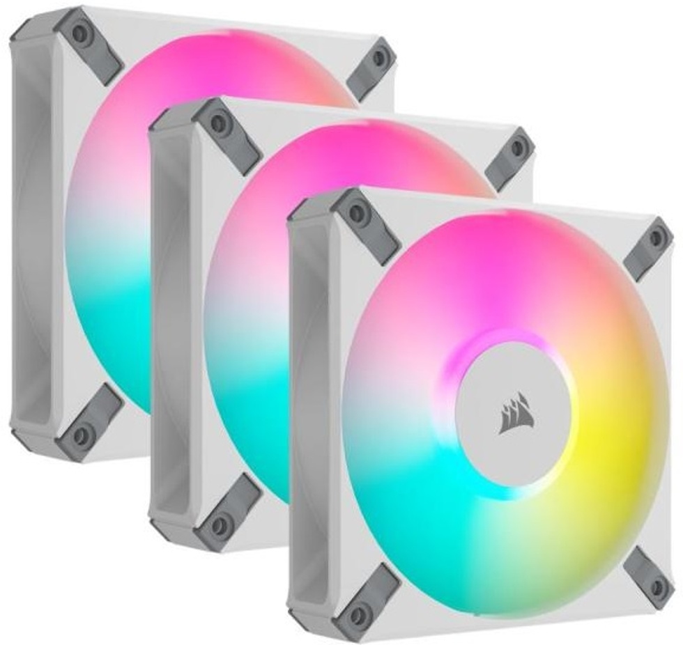 AF120 RGB ELITE Beyaz 120 mm PWM Fan(3'lü Set)