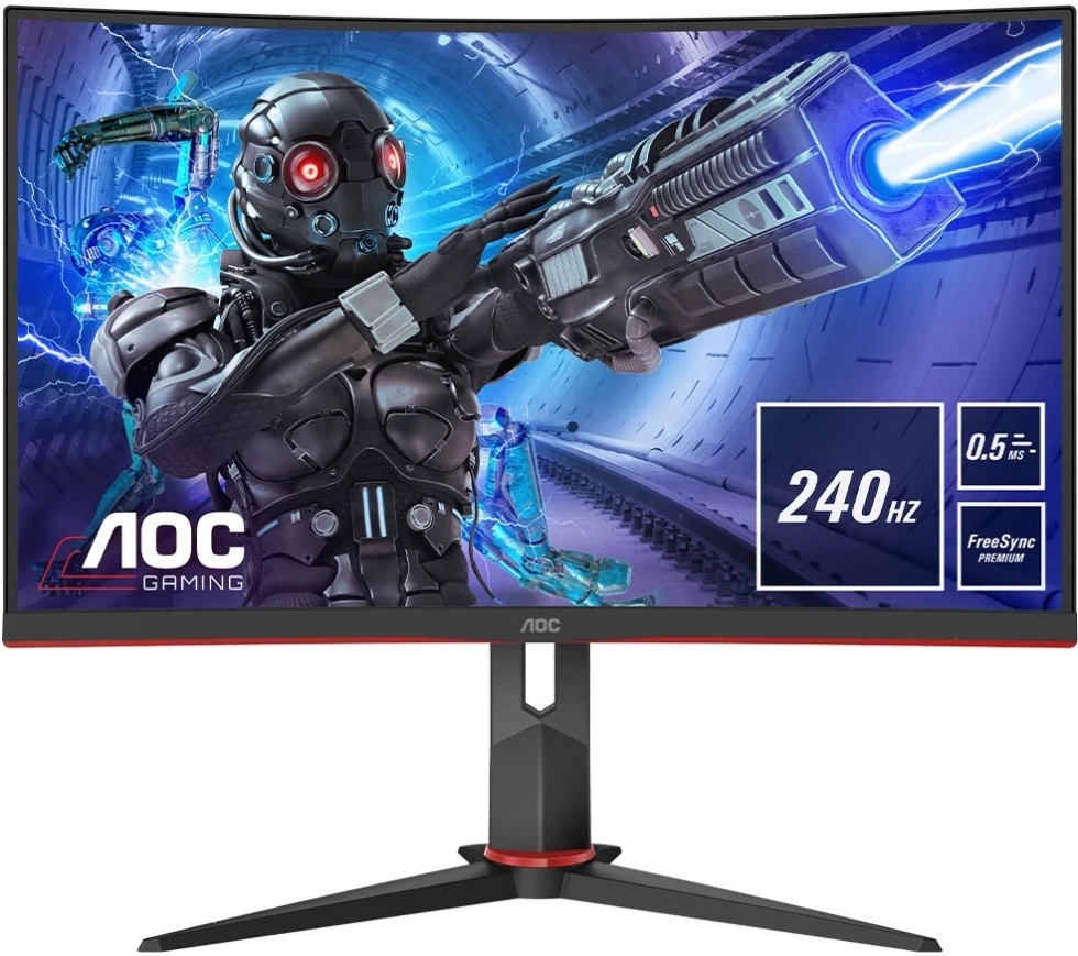 27" 0.5ms 240hz HDMI,DisplayPort Adaptive Sync Curved Gaming Monitör