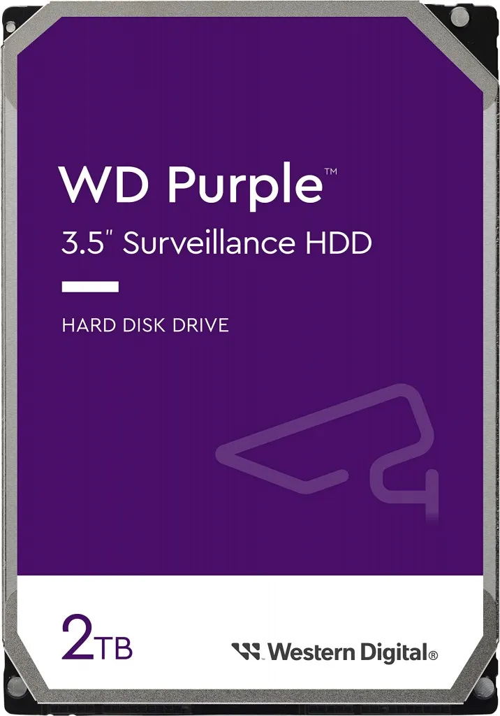 2TB Purple 64MB 5400rpm (WD23PURZ) Harddisk