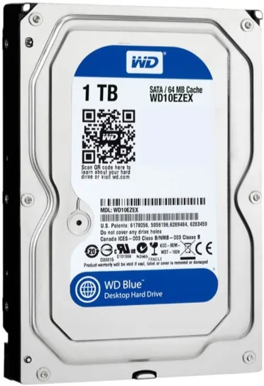 1TB Blue 64MB 7200rpm (WD10EZEX) Harddisk