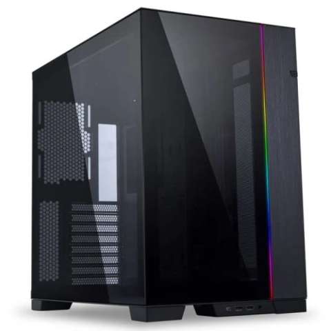 O11 Dynamic Evo Black O11DEX ARGB Tempered Glass USB 3.1 E-ATX Mid Tower Kasa