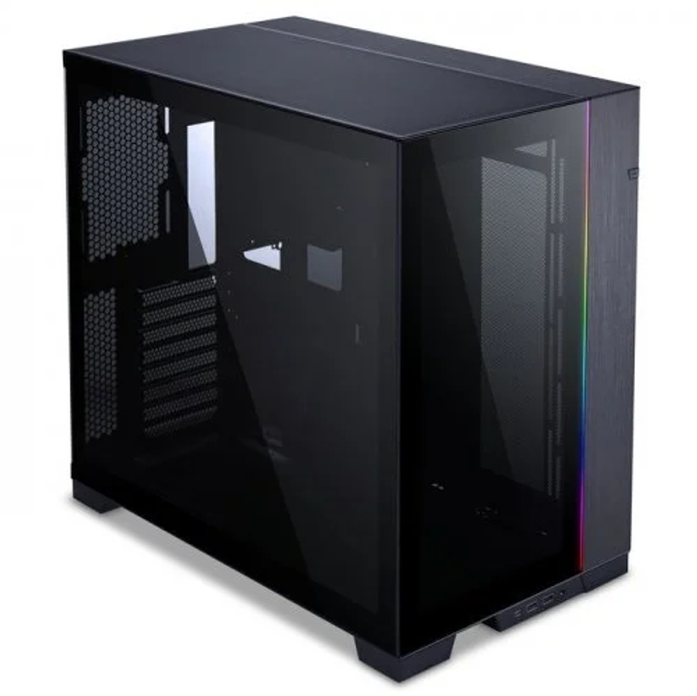 O11 Dynamic Evo Black O11DEX ARGB Tempered Glass USB 3.1 E-ATX Mid Tower Kasa