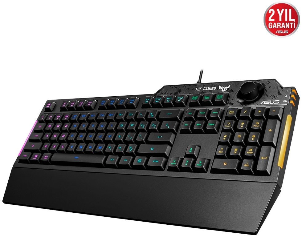 TUF Gaming K1 Membrane RGB Gaming Klavye