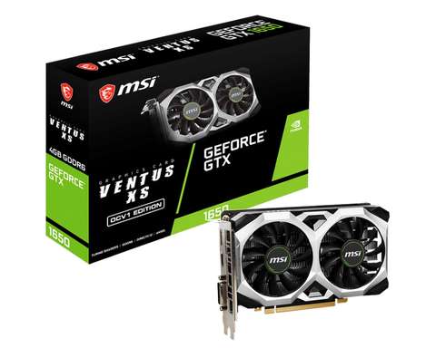 GeForce GTX 1650 D6 Ventus XS OC V1 4GB GDDR6 128 Bit Ekran Kartı