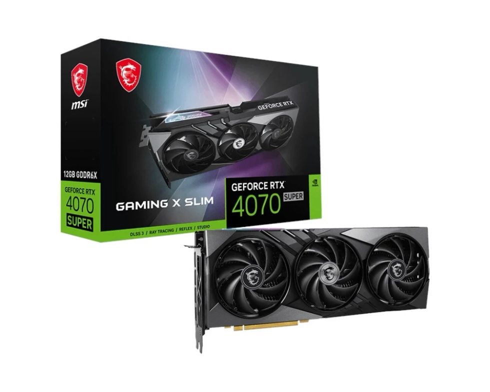 GeForce RTX 4070 Super Gaming X Slim 12G 12GB GDDR6X 192 Bit DLSS 3 Ekran Kartı