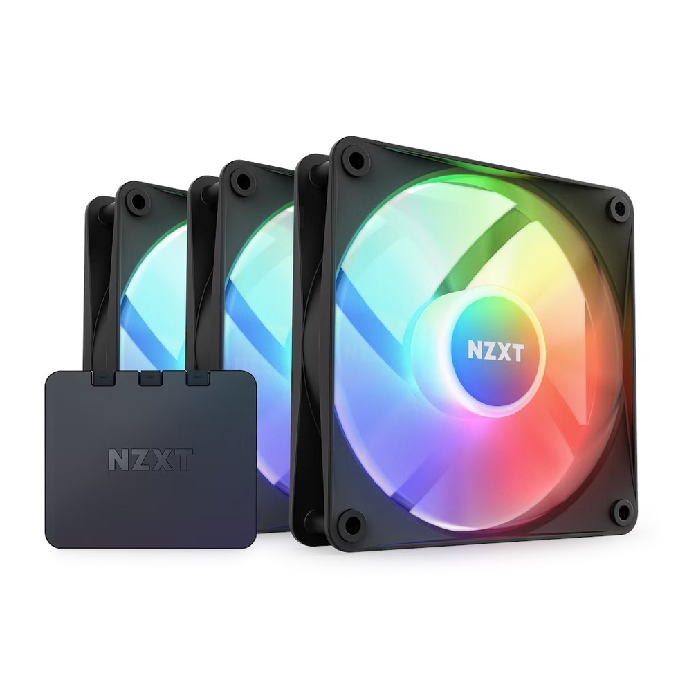 F120 RGB Core Black 120 mm Fan (3'lü Set)