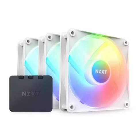 F120 RGB Core White 120 mm Fan (3'lü Set)