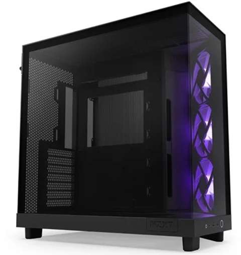 H6 Flow RGB Tempered Glass Black USB 3.2 ATX Mid Tower Kasa