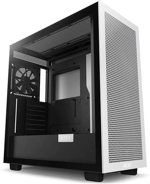 H7 Flow White/Black Tempered Glass RGB USB 3.2 ATX Mid Tower Kasa