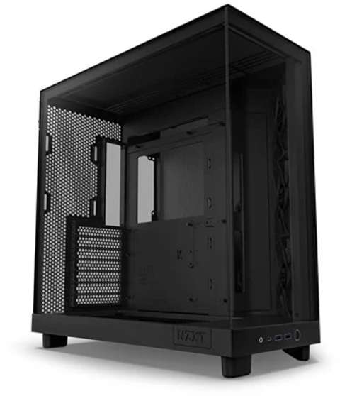 H6 Flow Tempered Glass Black USB 3.2 ATX Mid Tower Kasa