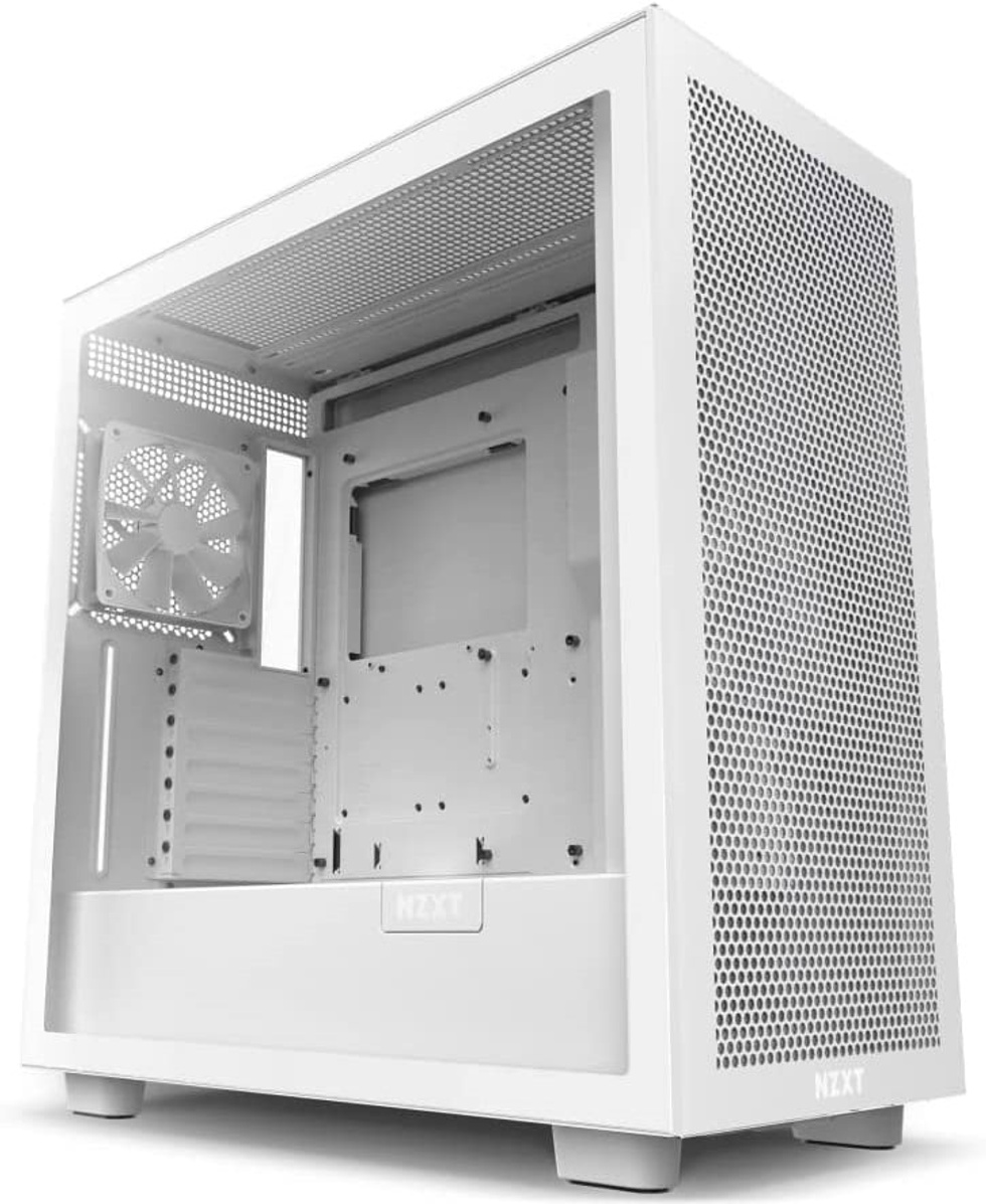 H7 Flow White Tempered Glass RGB USB 3.2 ATX Mid Tower Kasa