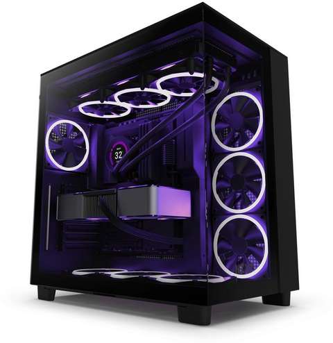 H9 Flow Black Tempered Glass USB 3.2 ATX Mid Tower Kasa